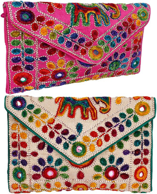 

SUVASANA Women Casual Multicolor Cotton Sling Bag