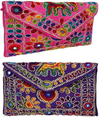 

SUVASANA Women Casual Multicolor Cotton Sling Bag