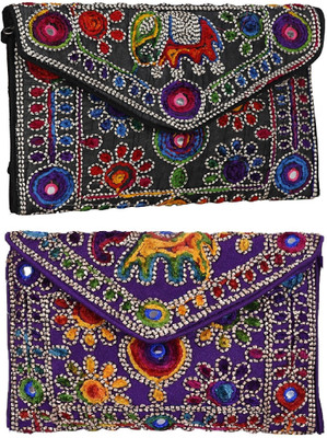 

SUVASANA Women Casual Multicolor Cotton Sling Bag