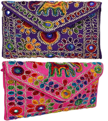 

SUVASANA Women Casual Multicolor Cotton Sling Bag