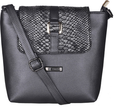 

ESBEDA Women Casual Black PU Sling Bag