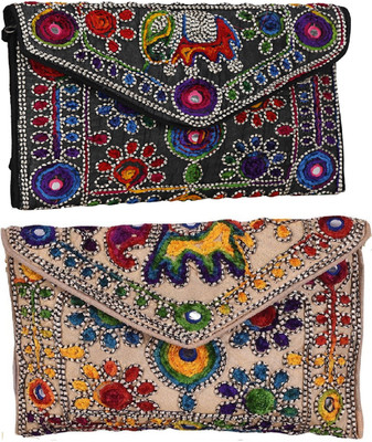 

SUVASANA Women Casual Multicolor Cotton Sling Bag