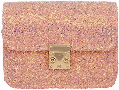 peaubella Girls Evening/Party Pink Synthetic Leather Sling Bag