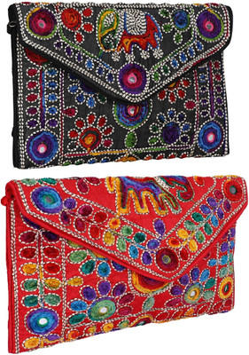 

SUVASANA Women Casual Multicolor Cotton Sling Bag