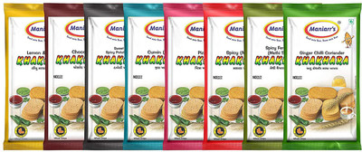 Maniarrs 8 flavor khakra(360, Pack of 8)
