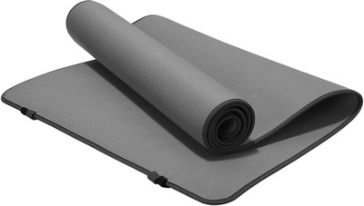 

Vini Yoga Mat Yogamat for Gym Workout and Flooring Exercise Grey 4 mm Yoga Mat
