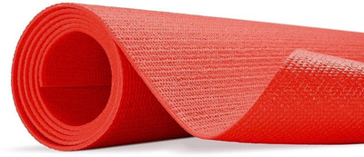 

Vini Yoga Mat Yogamat for Gym Workout and Flooring Exercise Red 4 mm Yoga Mat
