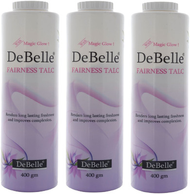 

DeBelle 400g Fairness Talc (Combo of 3)(1200 g)