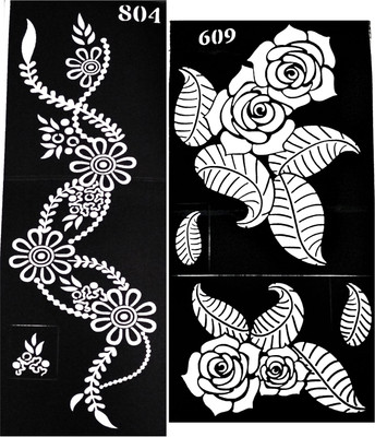 

ARR Henna Stencils HS 804 & 609(HENNA DESIGN)