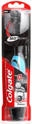 

Colgate 360 Charcoal Battery Power Toothbrush Ultra Soft Toothbrush