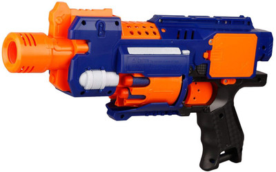 

DD RETAIL Blaze Storm Barricade soft bullet gun blaster with 20 free foam dart, multiple bullet holder(Multicolor)