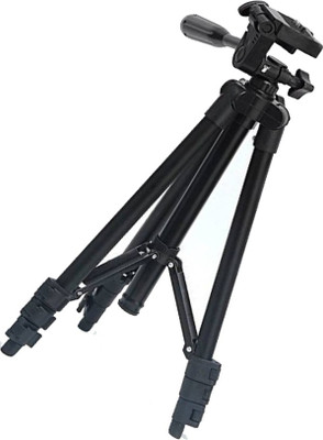 

BIRATTY Tripod 3120 Adjustable 3 Way Pan & Tilt Tripod For Dslr | Digital - Light Weight Pro Travel Tripod Monopod, Tripod(Black, Supports Up to 1500 g)