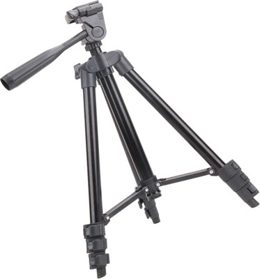 

BIRATTY Universal 1/4 Inch Screw Mount Professional Camera Tripod Adjustable Tripod, Monopod(Black, Supports Up to 1500 g)