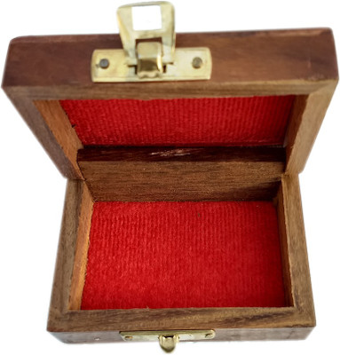 

SRE Hand Made Jewellery Vanity Box with Carving Jewellery Vanity Box(Brown)