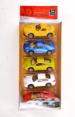 

CRAZY BEAM 5 PIECE METAL DIE CAST TOY CAR FOR KIDS PULL BACK MOVE FORWARD(Red, Yellow, Blue, Green), Blue;green;red;yellow