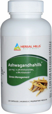 

Herbal Hills Ashwagandha Stress Management 120 Capsules(240 mg)