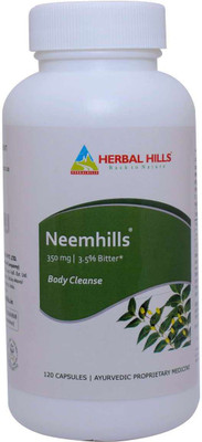 

Herbal Hills Neemhills Neem Extract Capsules 120 Capsules(350 mg)