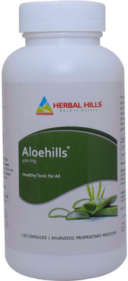 

Herbal Hills Aloehills Aloe Vera 120 Capsules(400 mg)