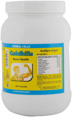 

Herbal Hills Calcihills 500 Capsules - Pack of 4(675 mg)