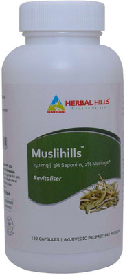 

Herbal Hills Muslihills Musli Capsule for Men 120 Capsules(240 mg)