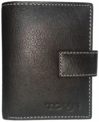 

TOUGH Men Brown Genuine Leather Card Holder(14 Card Slots)