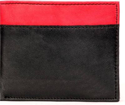 

URBAN TEE Men Multicolor Genuine Leather Wallet(6 Card Slots), Black
