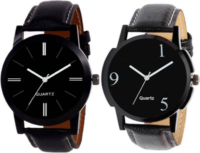 

KNACK 02S01P151 professional leather belt stylish and attractive couple Watch - For Men