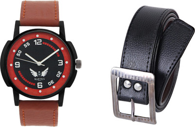 

Martell Belt, Analog Watch Combo(Black)