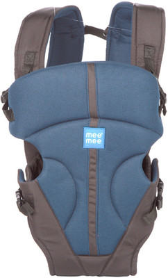 MeeMee Lightweight Breathable Baby Carrier (Navy Blue) Baby Carrier(Blue, Front carry facing out)