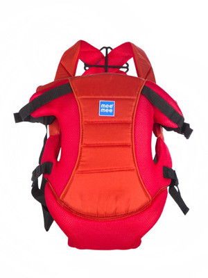 

MeeMee Soft and Easy Fit Baby Carrier(Orange, Front Carry facing in)