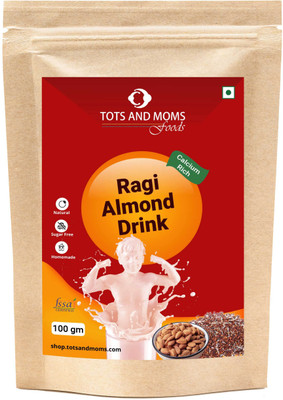 

TOTS AND MOMS Ragi Almond Drink Cereal(100 g, 1)