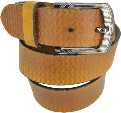 

Leather Pavilion Men Casual Tan Genuine Leather Belt