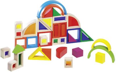 

Goki Rainbow building blocks with windows(Multicolor)