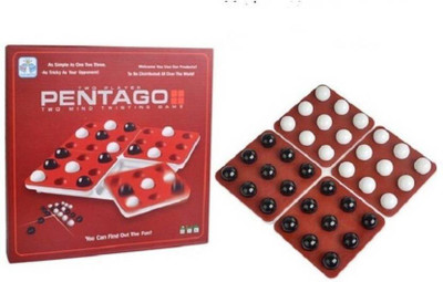 

Authfort Mindtwister Pentago Strategy Game, Travel Edition Mind Twisting Board Game