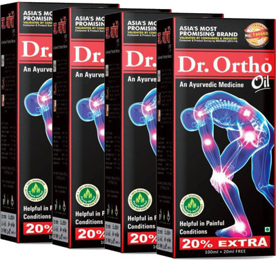 

Dr. Ortho AYURVEDIC JOINT PAIN MASSAGE Oil (Pack of 4) Liquid(480 ml)