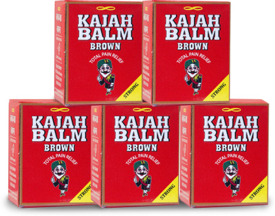 

Kajah Brown Ayurvedic 10gm (Pack of 5) Balm(10 g)