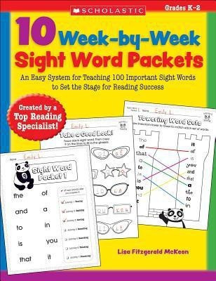 10 Week-By-Week Sight Word Packets(English, Paperback, McKeon Lisa)
