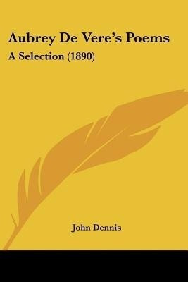 Aubrey De Vere's Poems(English, Paperback, unknown)
