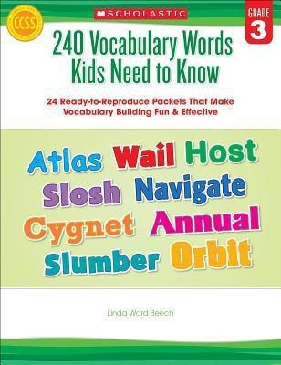 240 Vocabulary Words Kids Need to Know: Grade 3(English, Paperback, Beech Linda)