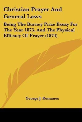 Christian Prayer And General Laws(English, Paperback, Romanes George J)