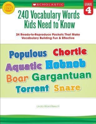 240 Vocabulary Words Kids Need to Know: Grade 4(English, Paperback, Beech Linda)