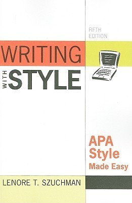 Writing with Style(English, Paperback, Szuchman Lenore)