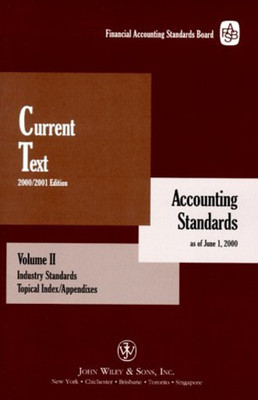 Current Text: Accounting Standards as of June 1 2000 v.2(English, Paperback, Financial Accounting Standards Board (FASB))