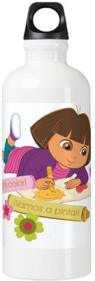 

Exocticaa School Water Bottle_641 600 ml Sipper(Pack of 1, White)