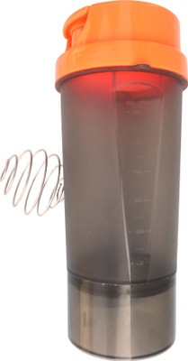 

Bullsparow GYM PROTEIN SHAKER 600 Shaker(Pack of 1, Orange)