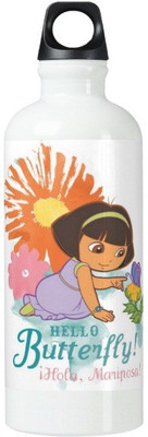 

Exocticaa School Water Bottle_781 600 ml Sipper(Pack of 1, White)
