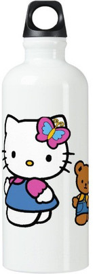 

Exocticaa School Water Bottle_772 600 ml Sipper(Pack of 1, White)
