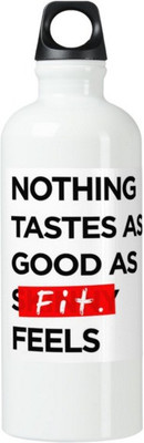 

Exocticaa School Water Bottle_554 600 ml Sipper(Pack of 1, White)