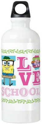 

Exocticaa School Water Bottle_840 600 ml Sipper(Pack of 1, White)