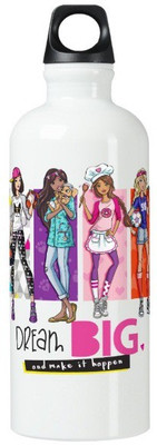 

Exocticaa School Water Bottle_588 600 ml Sipper(Pack of 1, White)